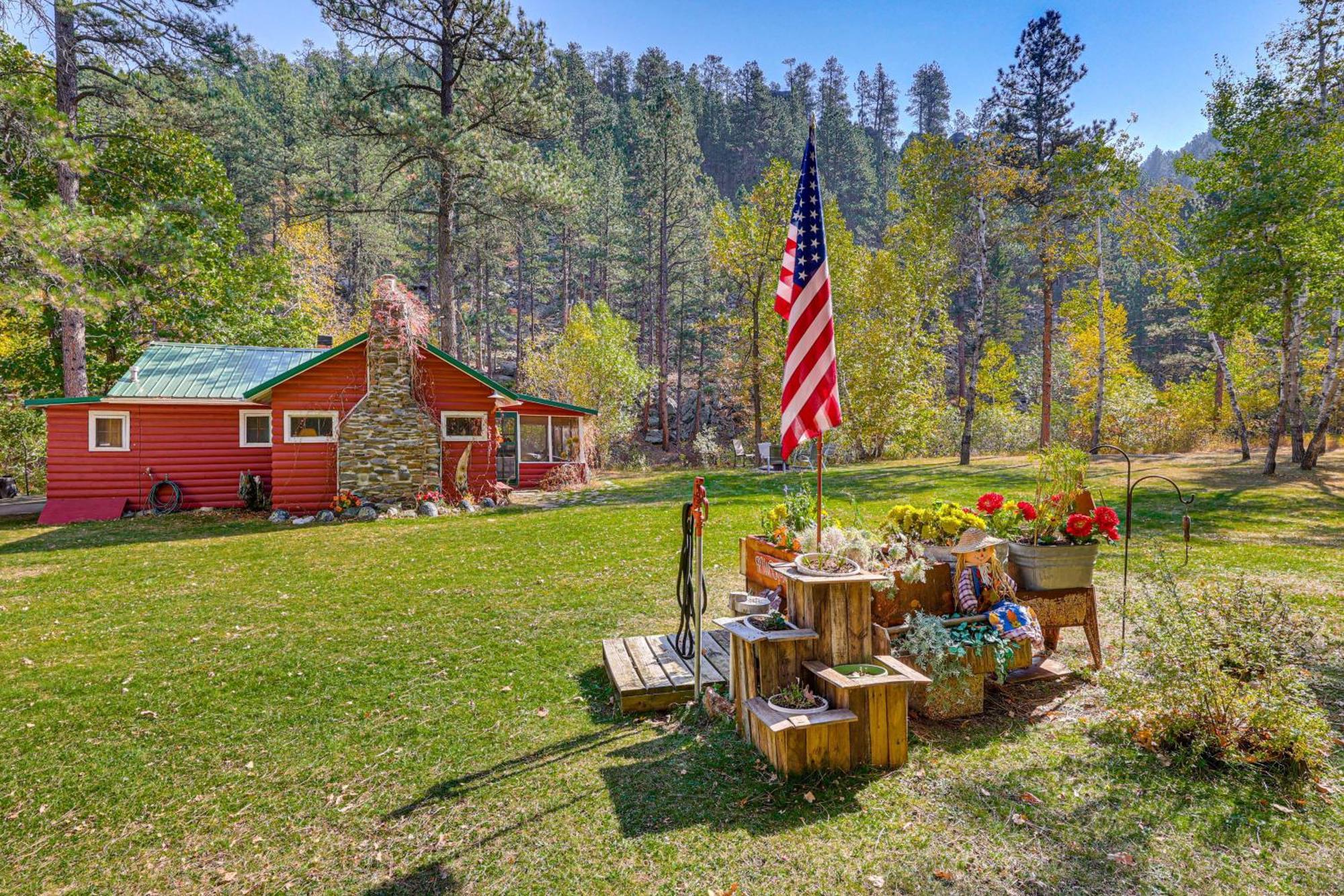 Historic Keystone Cabin Near Mount Rushmore! Kültér fotó